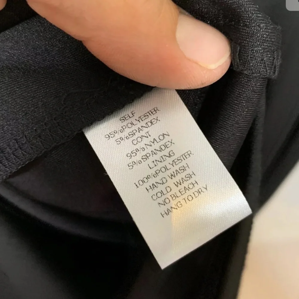 New Entry Womens Black Fitted Lace Detail Dress M - Picture 4 of 5